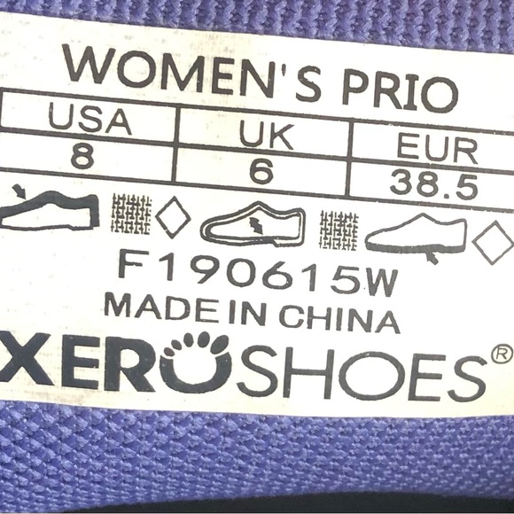 Xero Prio Women's Running Shoes Size 8, Barefoot Minimalist Sneakers Grey - Picture 8 of 9